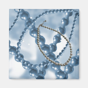 Elegante Perlen Magnet
