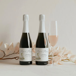 Elegante Perlen und Prosecco Brautparty Gefallen