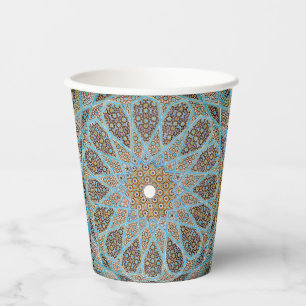 Elegante persische Dekoration Pappbecher