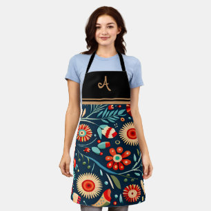 Elegante Personalisierte Anfangsbezeichnung Schürz Schürze