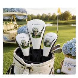 Elegante personalisierte Fahrerabdeckung für Golfw Golf Headcover