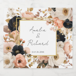 Elegante personalisierte Flaschenetiketten für Hoc
