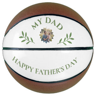Elegante personalisierte Fotos für den Vatertag mi Basketball