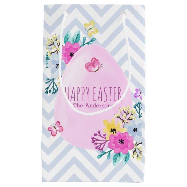 Elegante personalisierte glückliche kleine geschenktüte (Vorderseite)