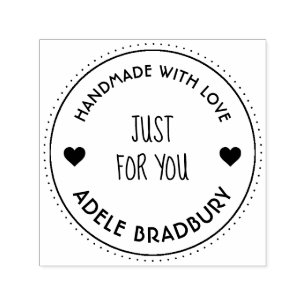 Elegante Personalisierte Handarbeit von Permastempel