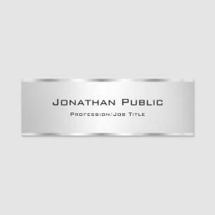 Elegante Personalisierte Imitate für moderne Vorla Namensschild