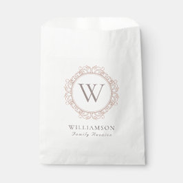 Elegante Personalisierte Monogram-Wiedersehen Geschenktütchen