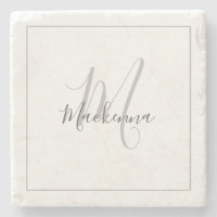 Elegante Personalisierte Monogrammname Stilschrift