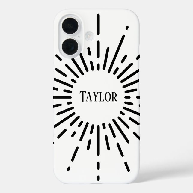 ELegante, personalisierte Name Neueste IPHONE Hüll Case-Mate iPhone Hülle (Rückseite)