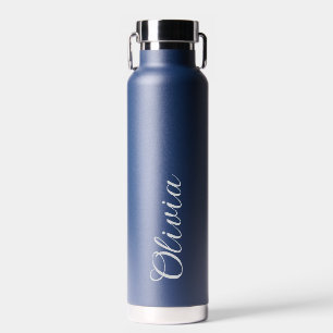Elegante personalisierte Namens-Schrift-Wasserflas Trinkflasche