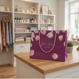 Elegante Personalisierte Papiergeschenktasche mit Große Geschenktüte