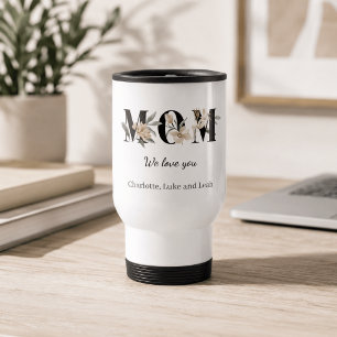 Elegante personalisierte Reise-Kaffeetasse für Müt Reisebecher