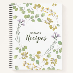 Elegante Personalisierte Rezeption Notizbuch