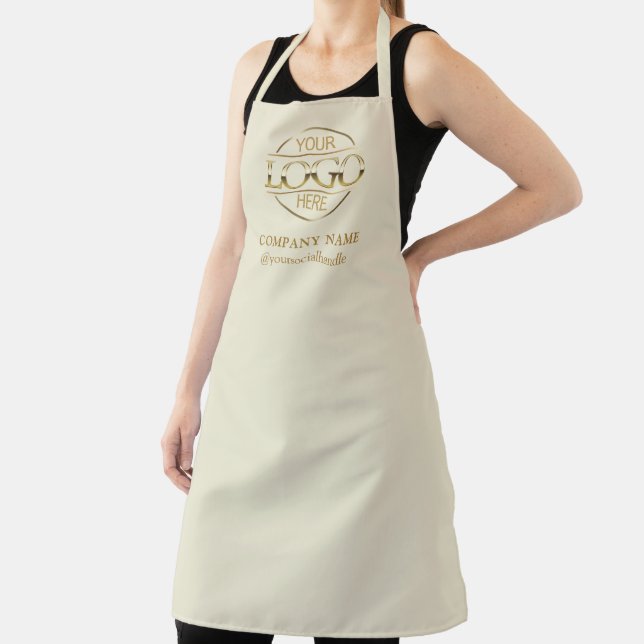 Elegante personalisierte Schürze Logo Benutzerdefi (InSitu)
