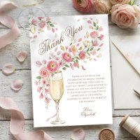 Elegante Petals und Prosecco Floral Brautparty