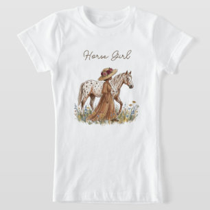 Elegante Pferdeliebhaberin  T-Shirt