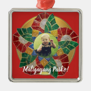 Elegante philippinische mündliche Art, FilAm, Ornament Aus Metall