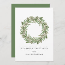 Elegante Pine Wreath Einfache Weihnachten