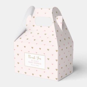 Elegante Pink Baby Dusche Geschenkschachtel