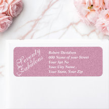 Elegante Pink Glitter 70. Geburtstags-Typografie