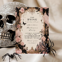 Elegante Pink Halloween-Party