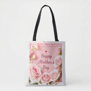 Elegante Pink-Rosen-Grußkarte zum Muttertag