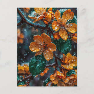 Elegante Pinke Sakura-Blüten-Postkarte - Japanisch Postkarte