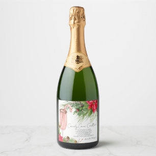 Elegante Poinsettia Candy Cane Recipe Champage