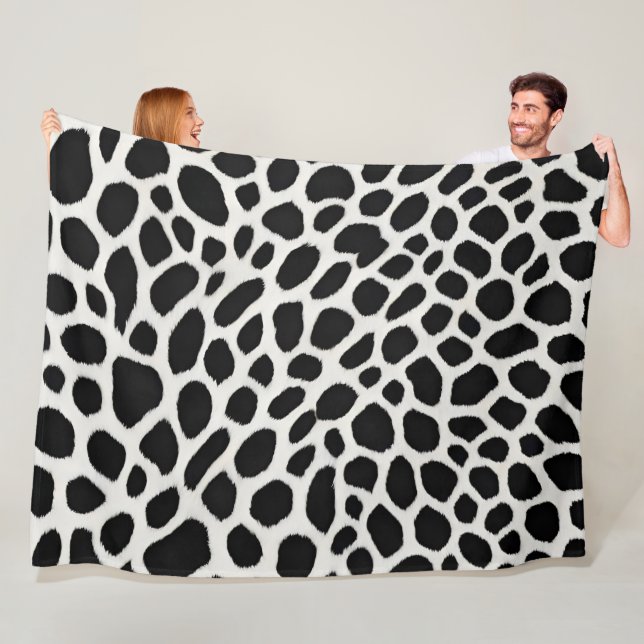 Elegante Popular Luxury White Leopard Collection Fleecedecke (Beispiel)