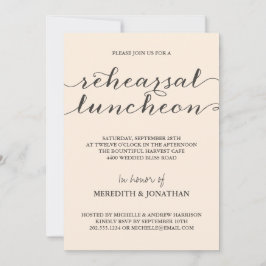 Elegante Probe Einladung