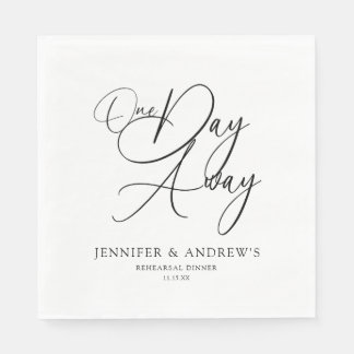 Elegante Probedinner-Veranstaltung „One Day Away“ Serviette