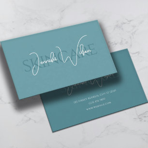 Elegante professionelle minimalistische Hautpflege Visitenkarte