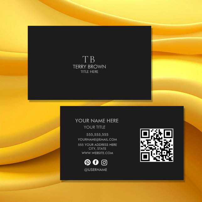 Elegante professionelle Visitenkarte | Minimal mod (Von Creator hochgeladen)