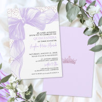 Elegante Purple Quinceanera
