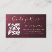 Elegante QR Code UAWG Chic Minimal Wedding Website