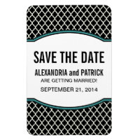 Elegante Quarzfolie Speichern Sie das Date Magnet,