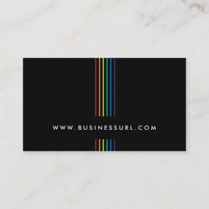 Elegante Rainbow Light Beruflich BusinessCard Visitenkarte