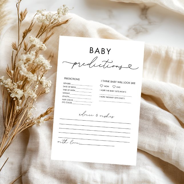 Elegante Ratschläge und Vorhersagen Kinderduschspi Flyer (Von Creator hochgeladen)