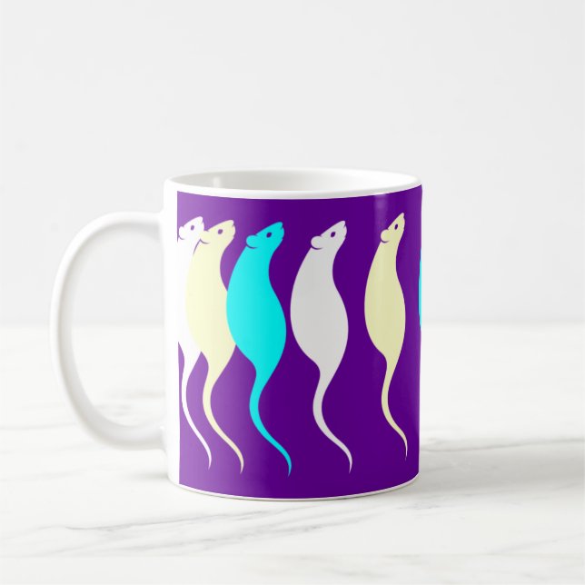 Elegante Ratten-Tasse Tasse (Links)