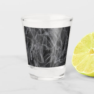 Elegante Raucher-Wirbel - Mystische Ästhetik Schnapsglas