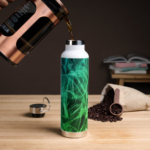 Elegante Raucher-Wirbel - Mystische Ästhetik Trinkflasche