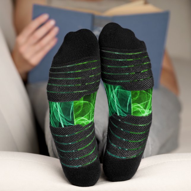 Elegante Rauchwirbel-Textur Socken (Unterseite)