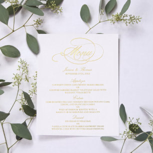 Elegante Real Foil-Karten für Hochzeiten Folieneinladung