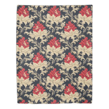 Elegante Red Gold Blume