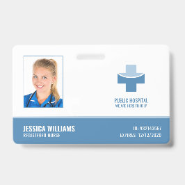 Elegante Registered Nurse RN Medical Staff ID Ausweis