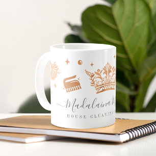 Elegante Reinigung von Kupfer Royal Floral & Folia Kaffeetasse