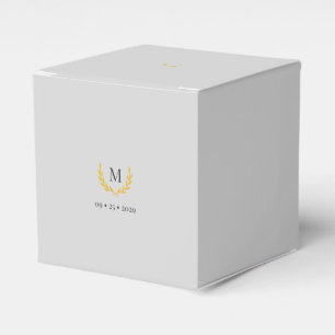 Elegante Reitereimonogramm-Geschenkbox Geschenkschachtel