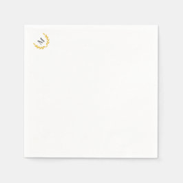 Elegante Reitsport-Kollektion Goldener Lorbeer Ser Serviette
