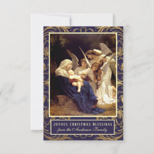Elegante religiöse Jungfrau Maria Engel Musik