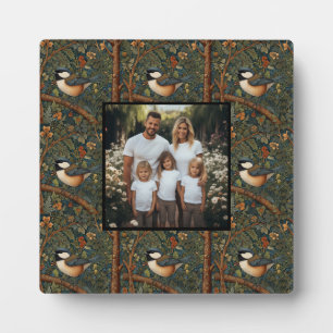 Elegante Retro-Art-Nouveau-Waldbild-Foto Fotoplatte
